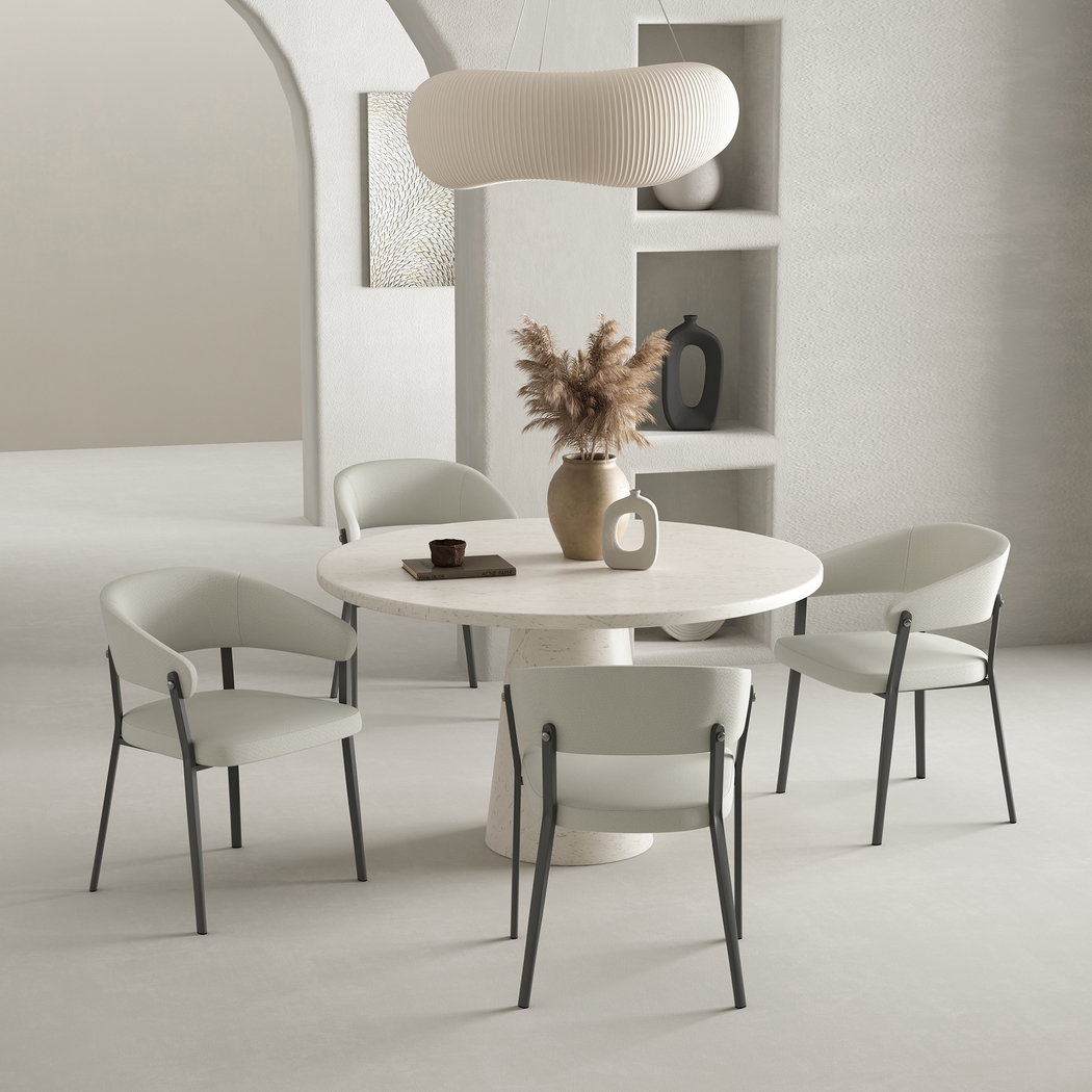 Bullworldy Oatmeal Arm Chair - Thumbnail - Image 3