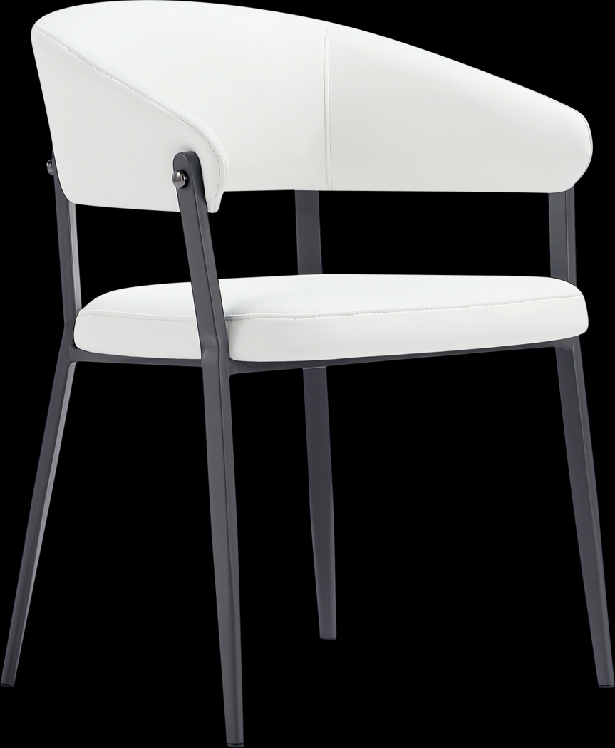 Bullworldy White Arm Chair - Thumbnail - Image 6