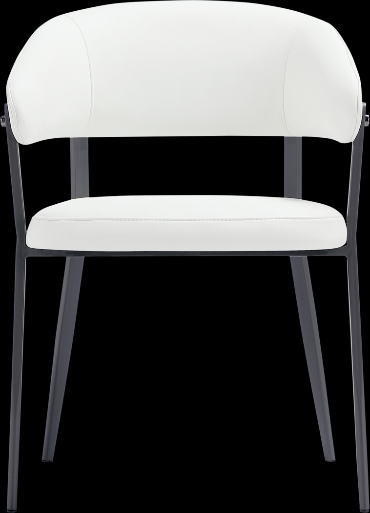 Bullworldy White Arm Chair - Thumbnail - Image 1