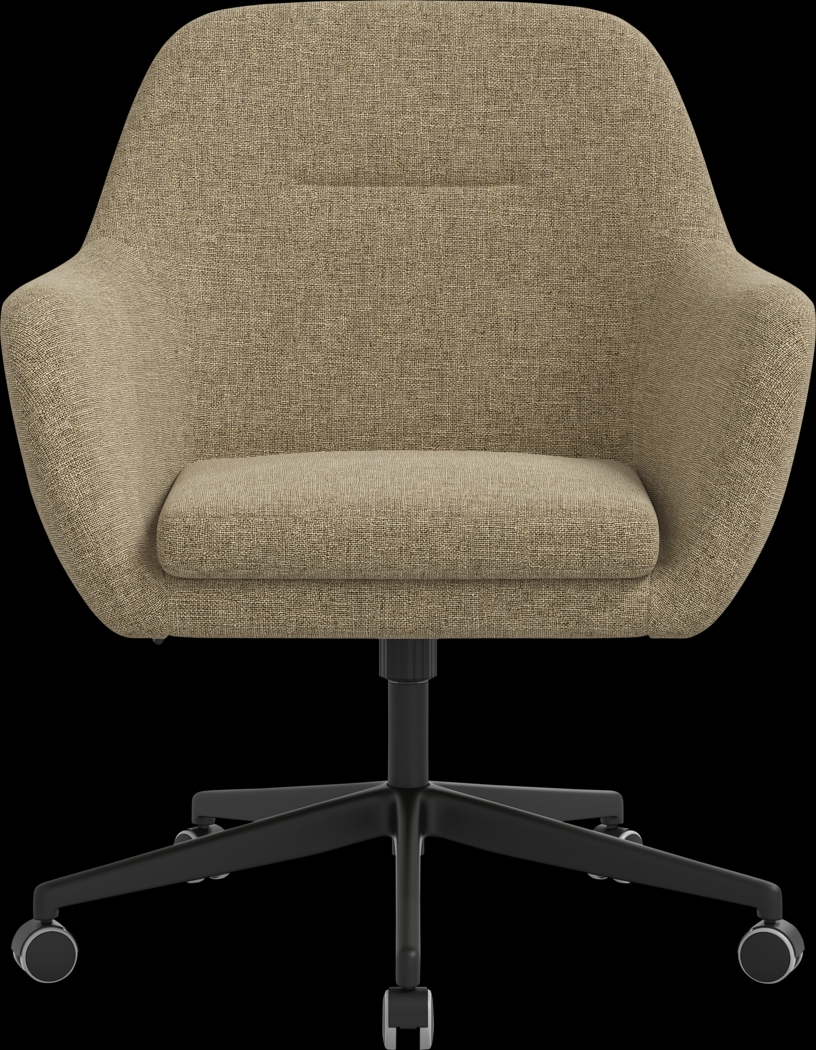 Bulwer Beige Desk Chair - Thumbnail - Image 2