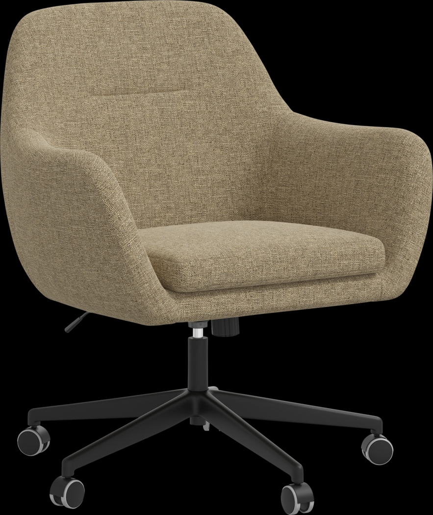 Bulwer Beige Desk Chair - Thumbnail - Image 1