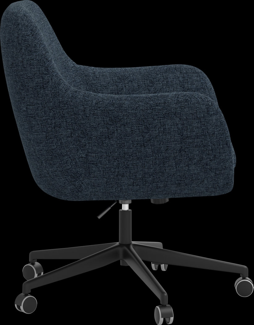 Bulwer Blue Desk Chair - Thumbnail - Image 3