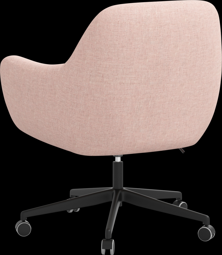 Bulwer Pink Desk Chair - Thumbnail - Image 4