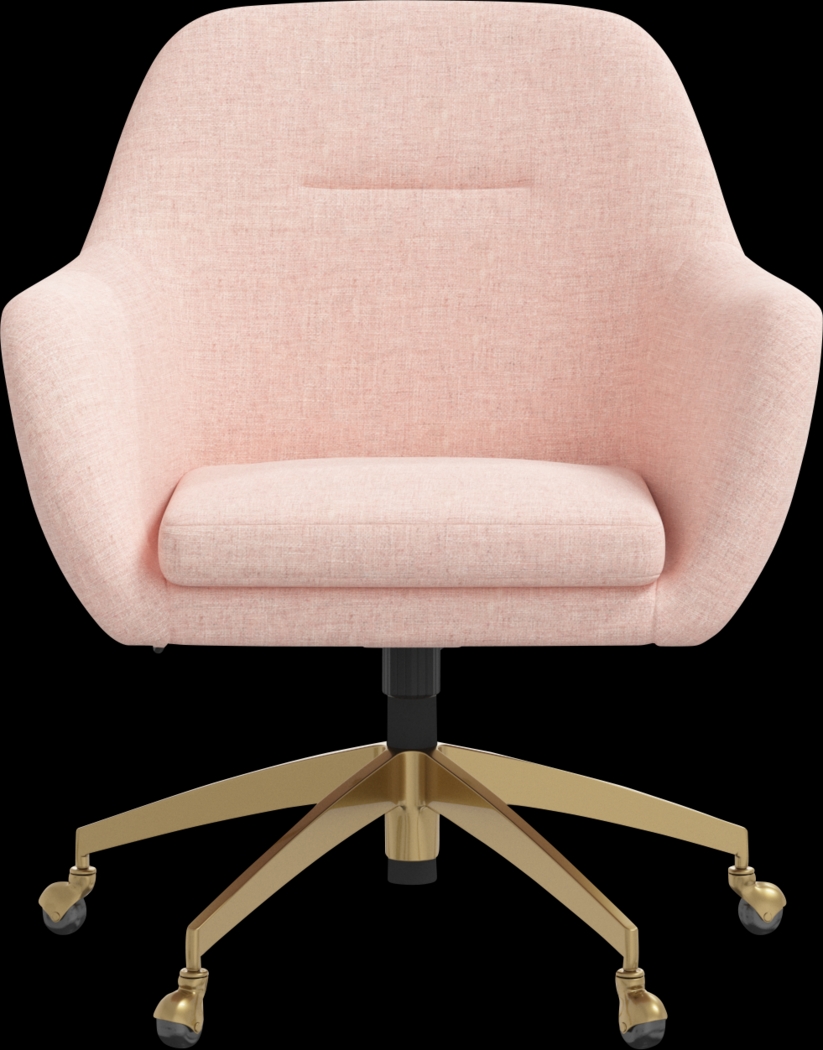 Bulwer Pink Desk Chair - Thumbnail - Image 2