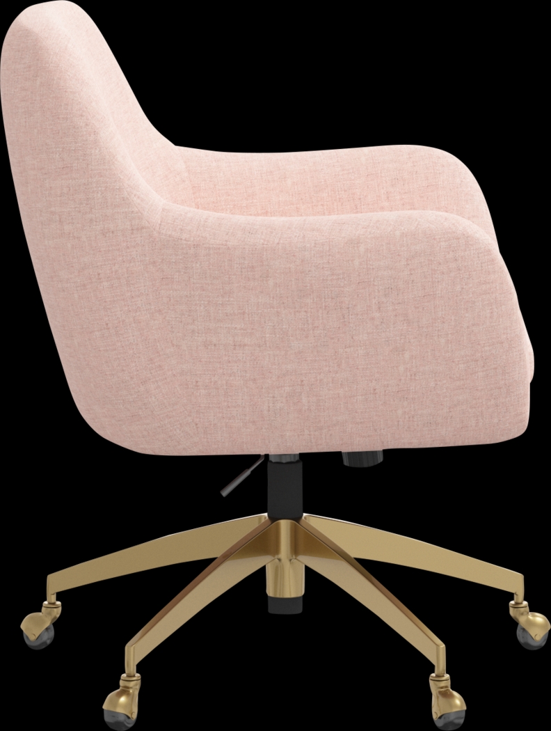 Bulwer Pink Desk Chair - Thumbnail - Image 3