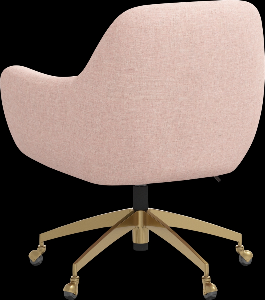 Bulwer Pink Desk Chair - Thumbnail - Image 4
