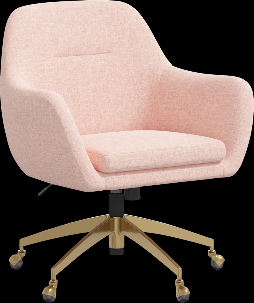 Bulwer Pink Desk Chair - Thumbnail - Image 1