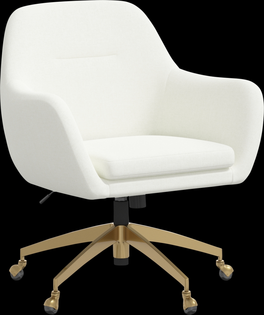 Bulwer White Desk Chair - Thumbnail - Image 1