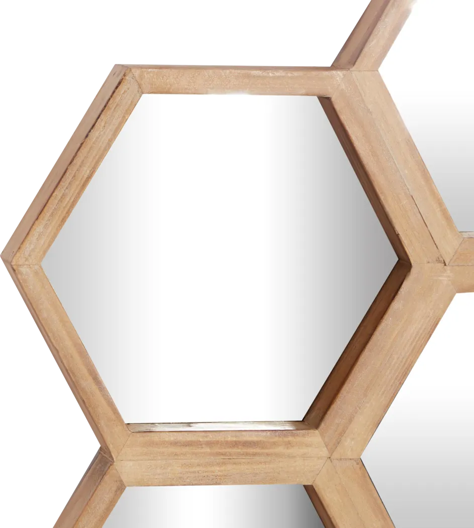 Bumble Light Oak Wall Mirror - Thumbnail - Image 4