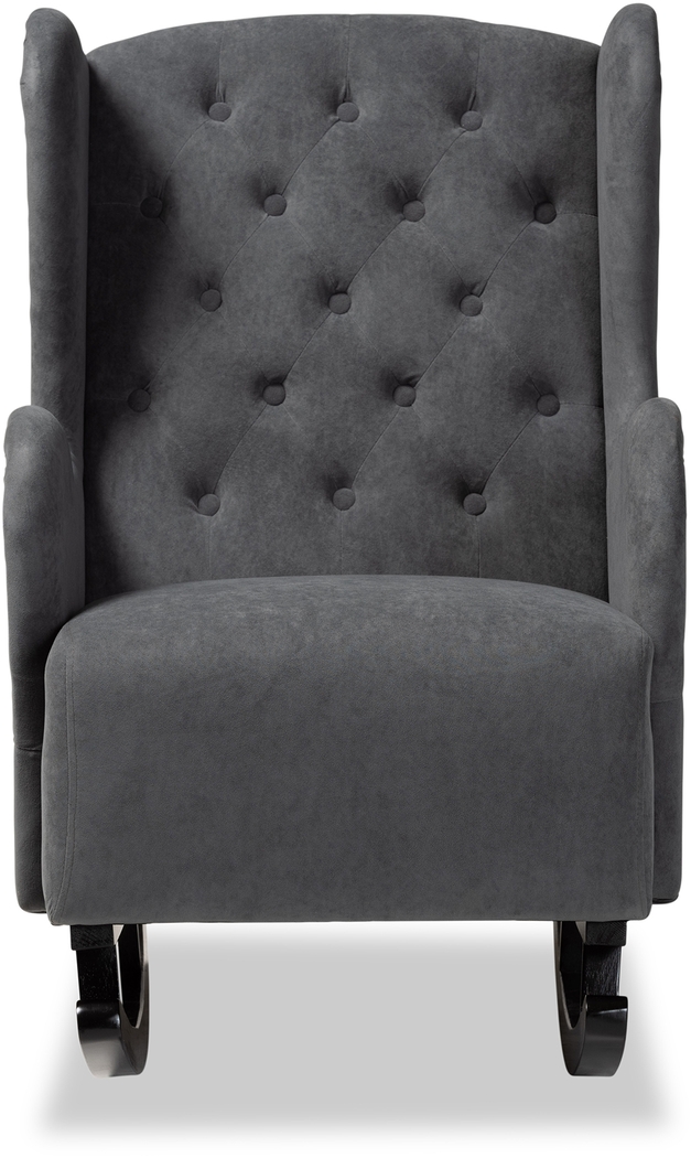 Bumelia Gray Rocking Chair - Thumbnail - Image 2