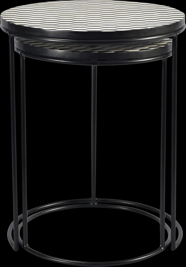 Bunce Black Nesting Tables, Set of 2 - Thumbnail - Image 6