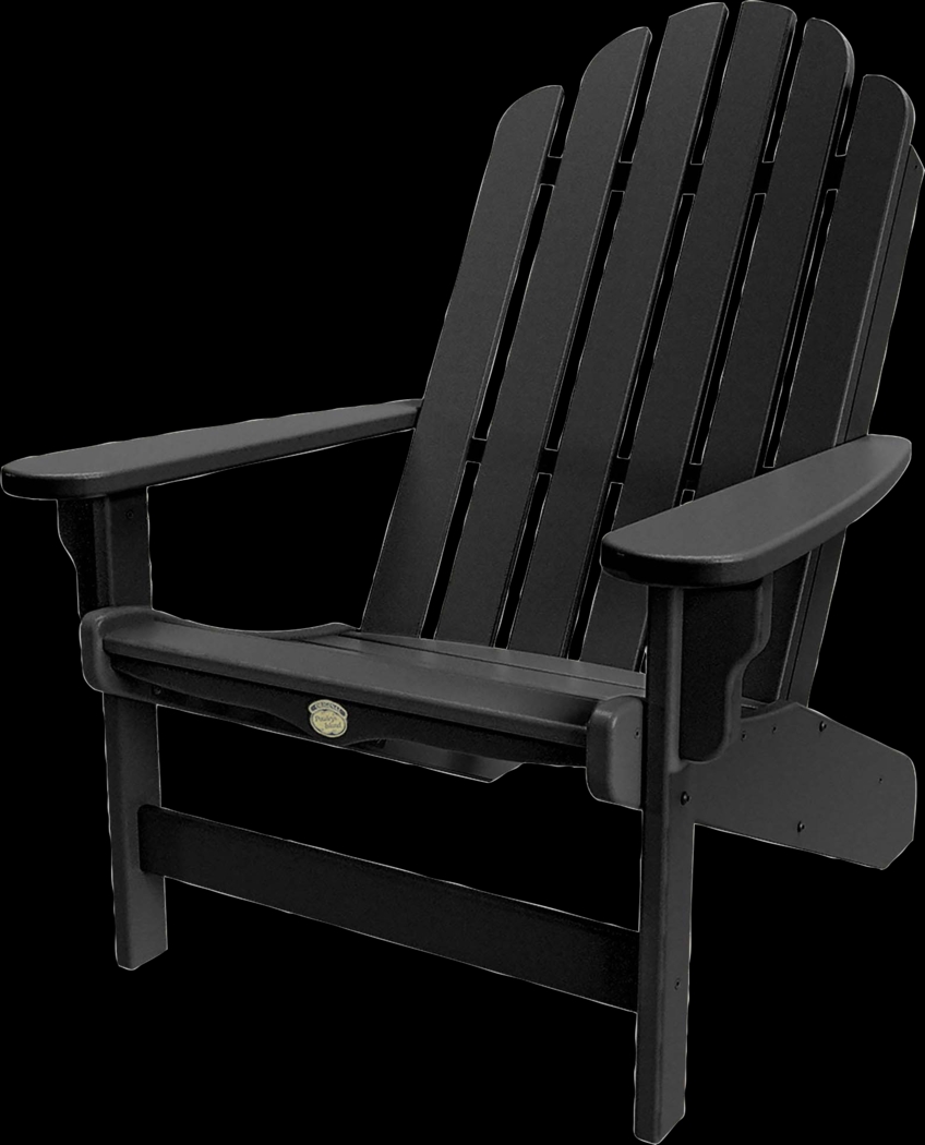 Pawleys Island Bunoba Black Outdoor Chair - Thumbnail - Image 1