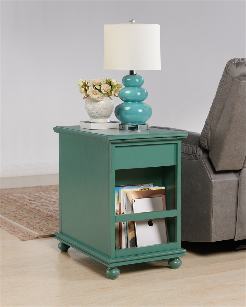Bunyard Blue Chairside Table - Thumbnail - Image 11