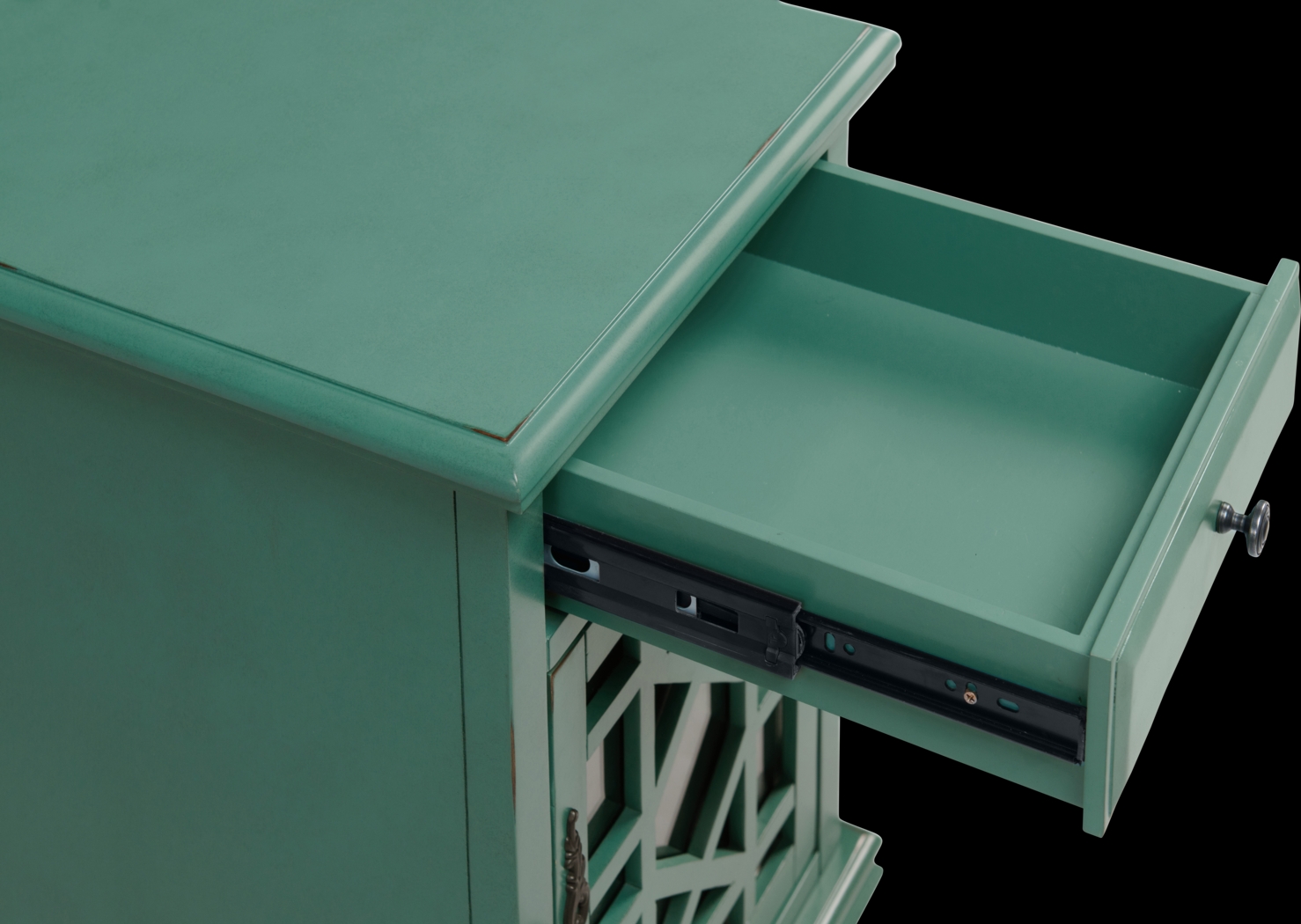 Bunyard Blue Chairside Table - Thumbnail - Image 4