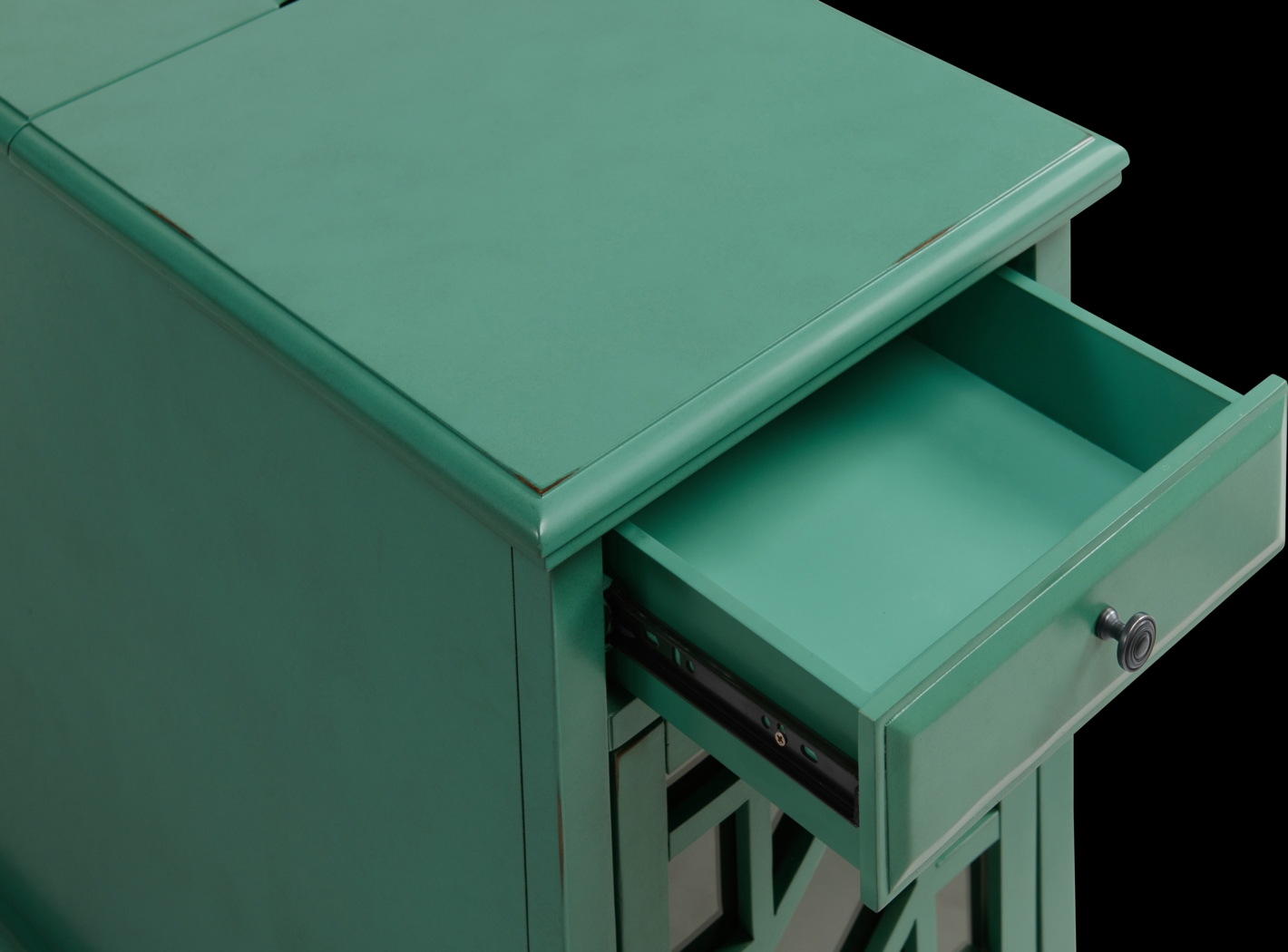 Bunyard Blue Chairside Table - Thumbnail - Image 5