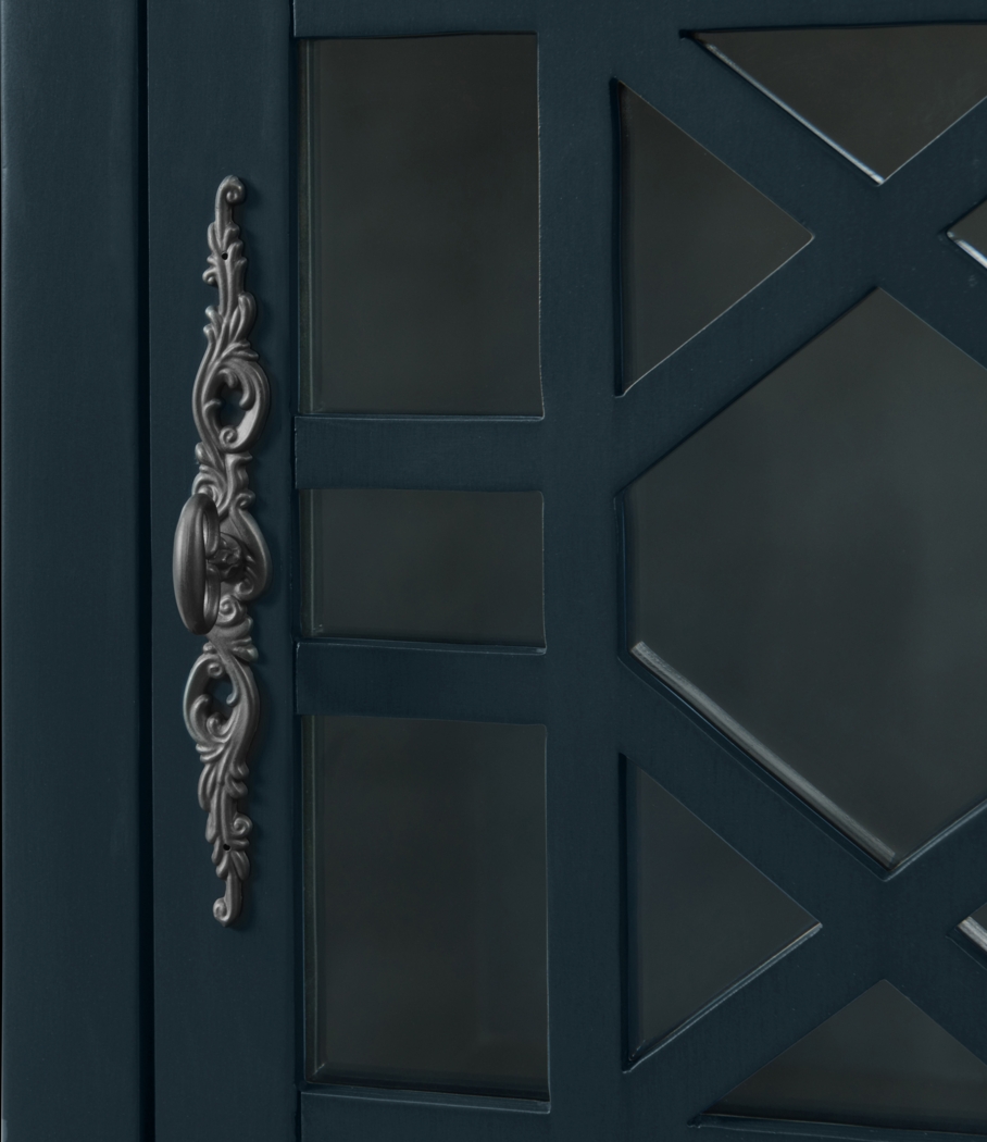 Bunyard Navy Blue Chairside Table - Thumbnail - Image 5