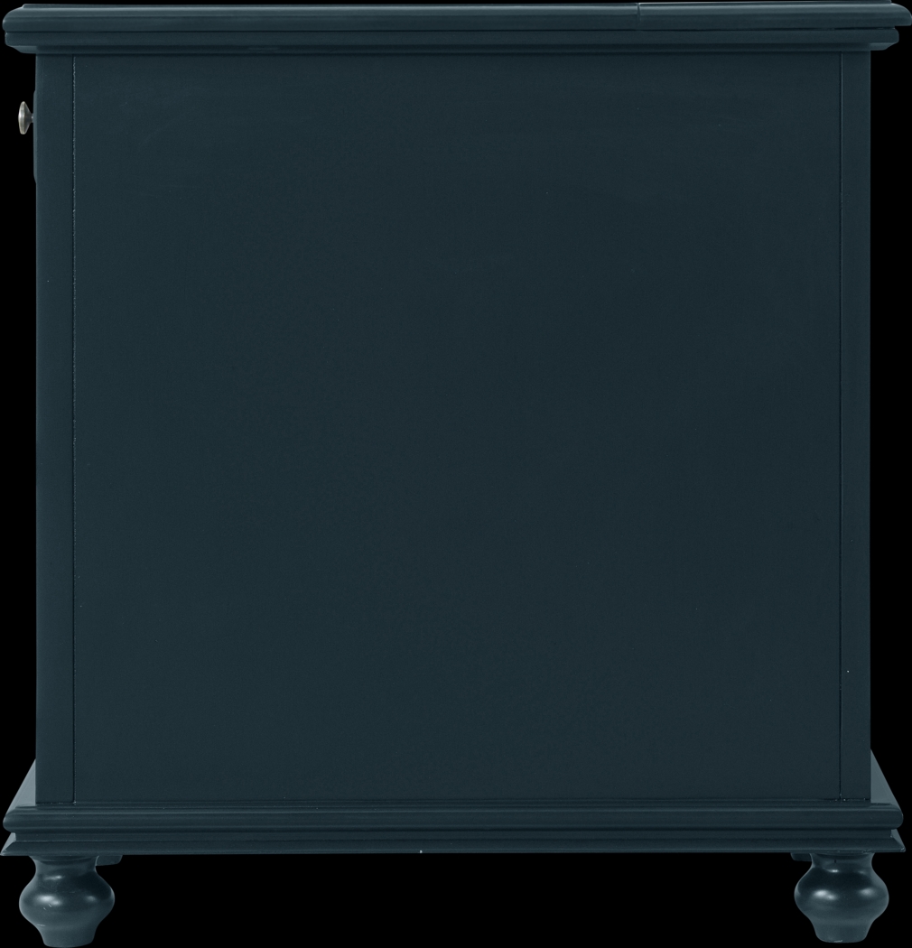 Bunyard Navy Blue Chairside Table - Thumbnail - Image 8