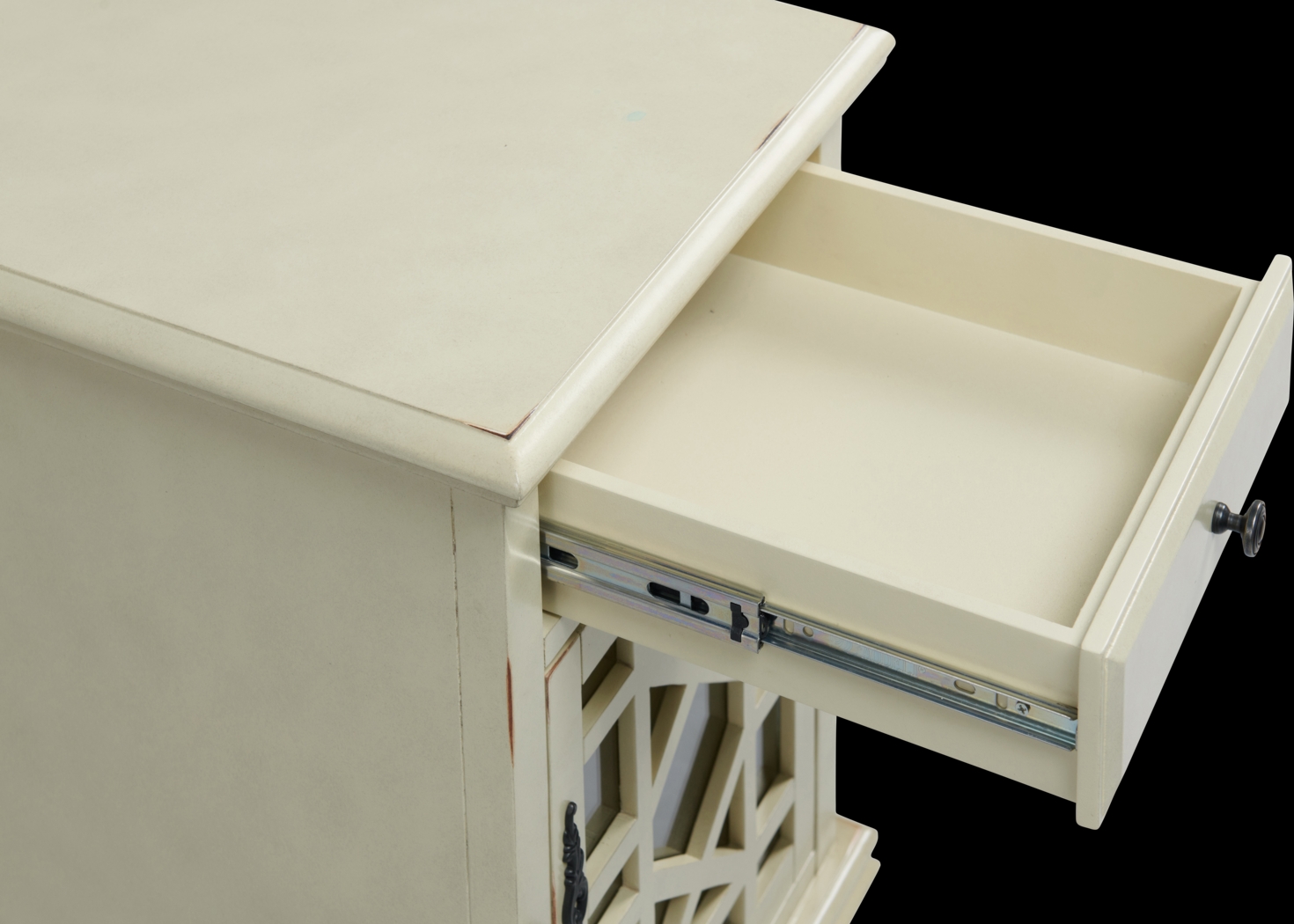 Bunyard White Chairside Table - Thumbnail - Image 5