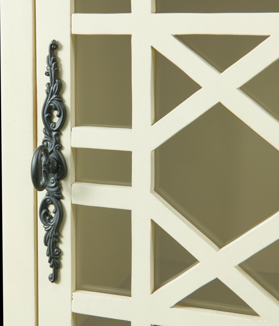 Bunyard White Chairside Table - Thumbnail - Image 7