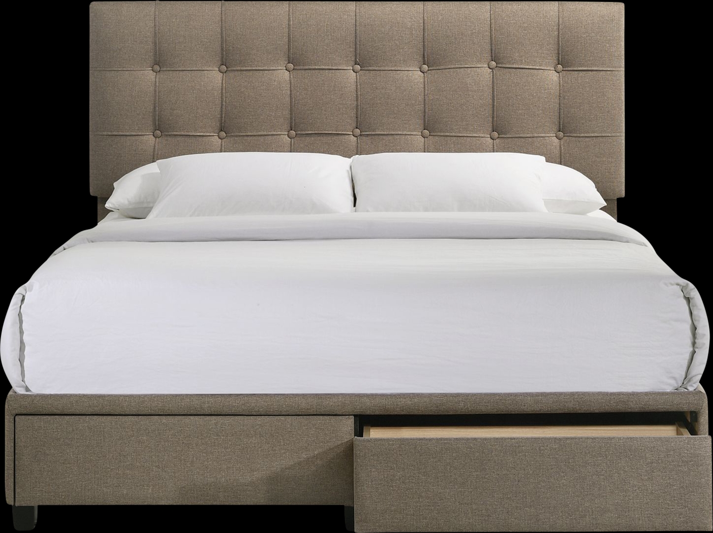 Burchell Brown Queen Platform Storage Bed - Thumbnail - Image 4