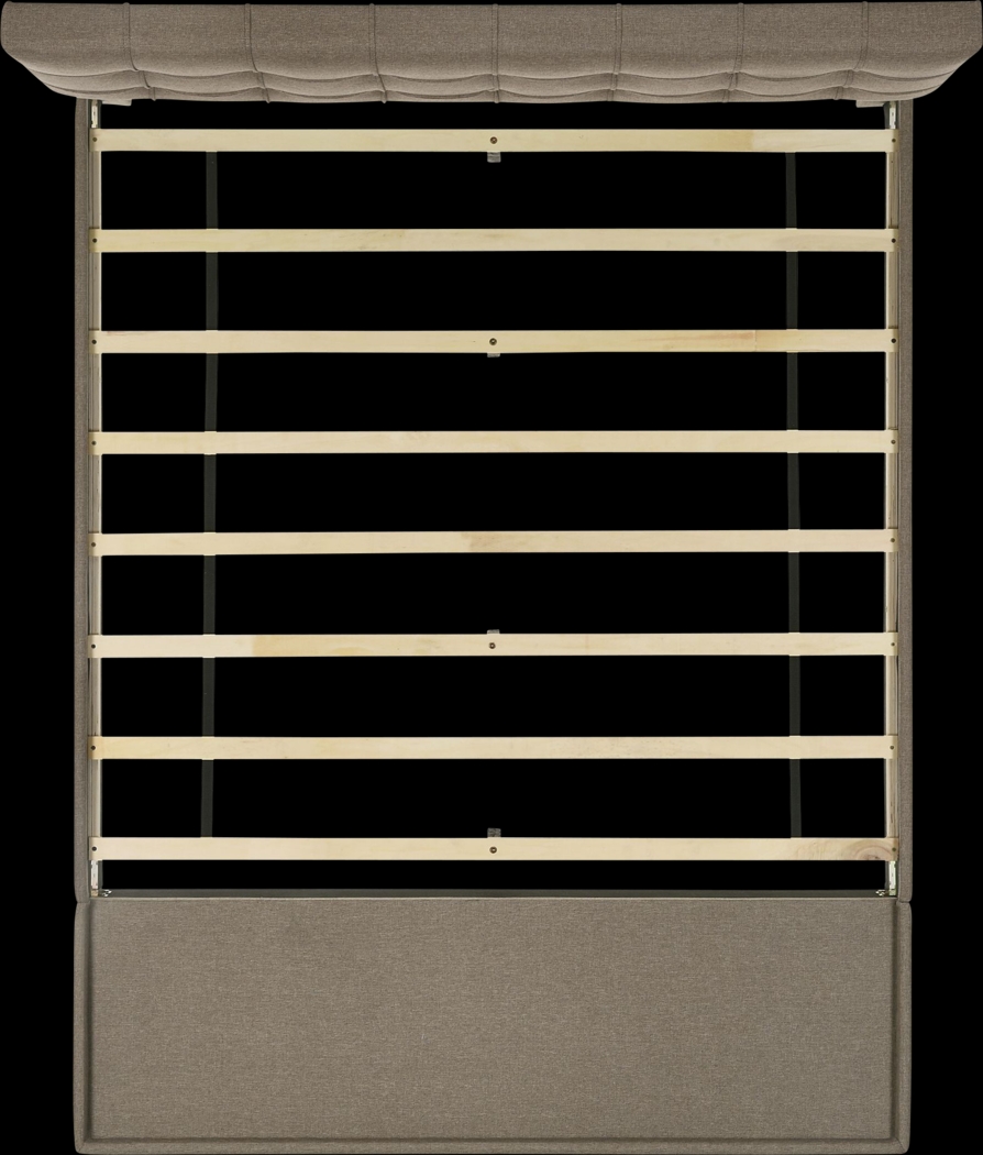 Burchell Brown Queen Platform Storage Bed - Thumbnail - Image 7