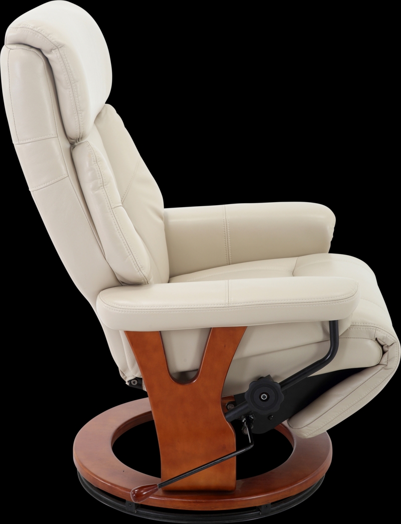 Burdette Beige Recliner - Thumbnail - Image 2