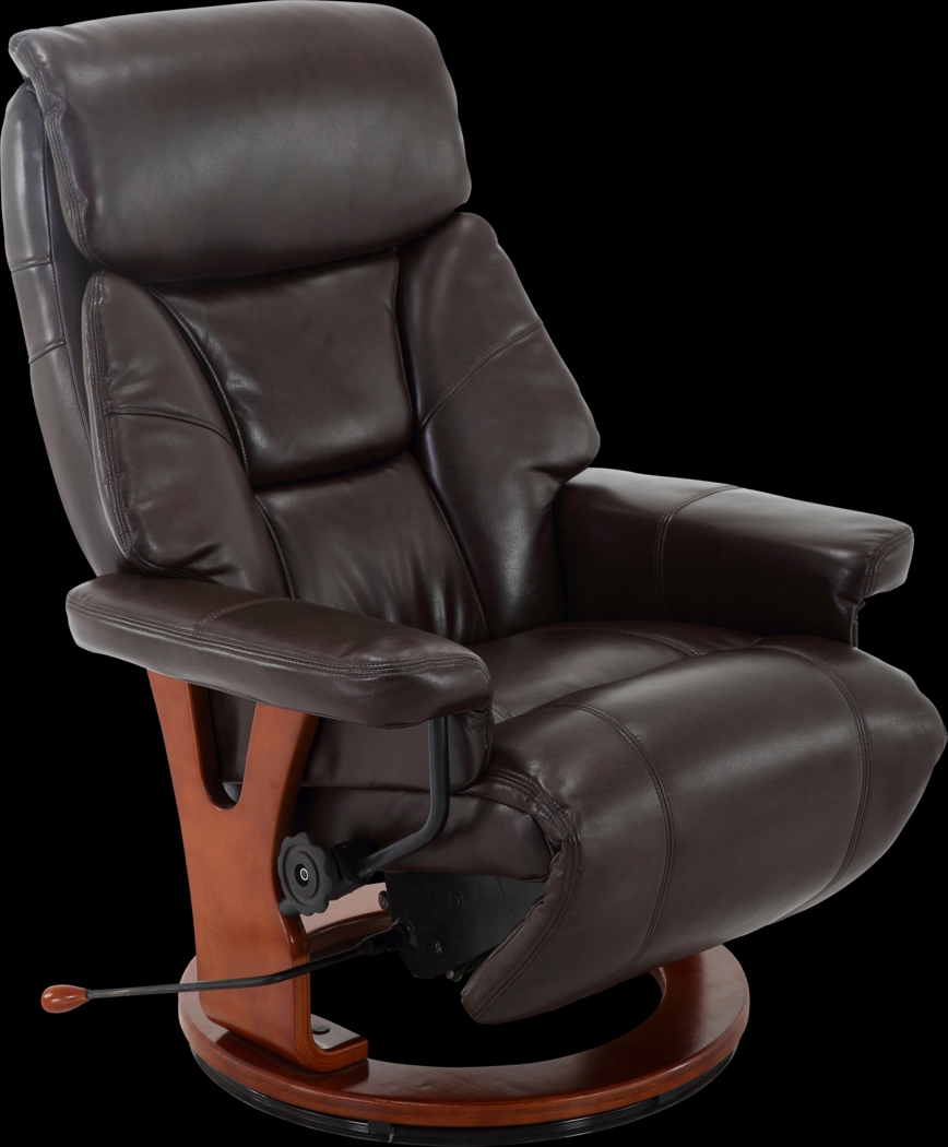Burdette Brown Recliner - Thumbnail - Image 1