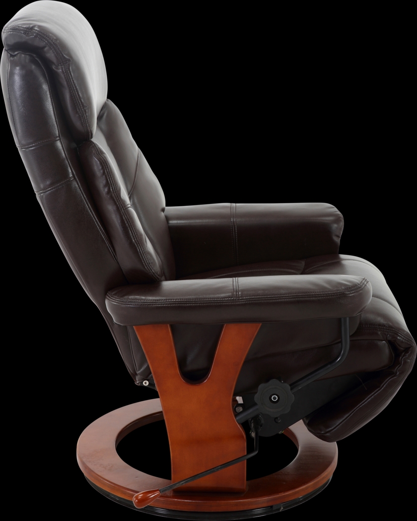 Burdette Brown Recliner - Thumbnail - Image 2