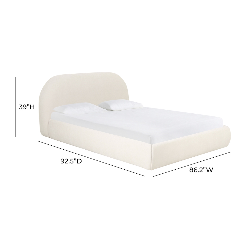Buremda Cream King Bed - Thumbnail - Image 7