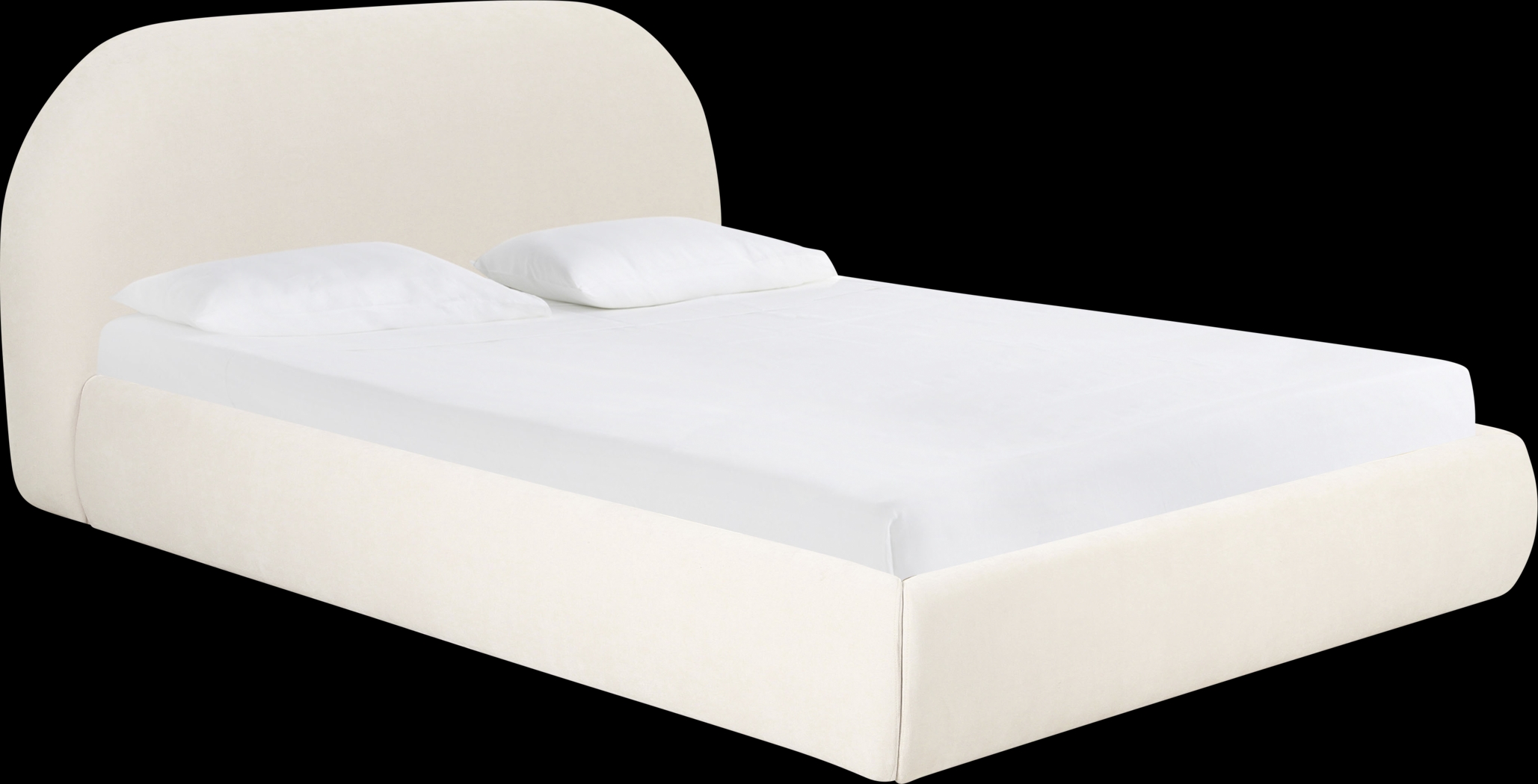 Buremda Cream King Bed - Thumbnail - Image 1
