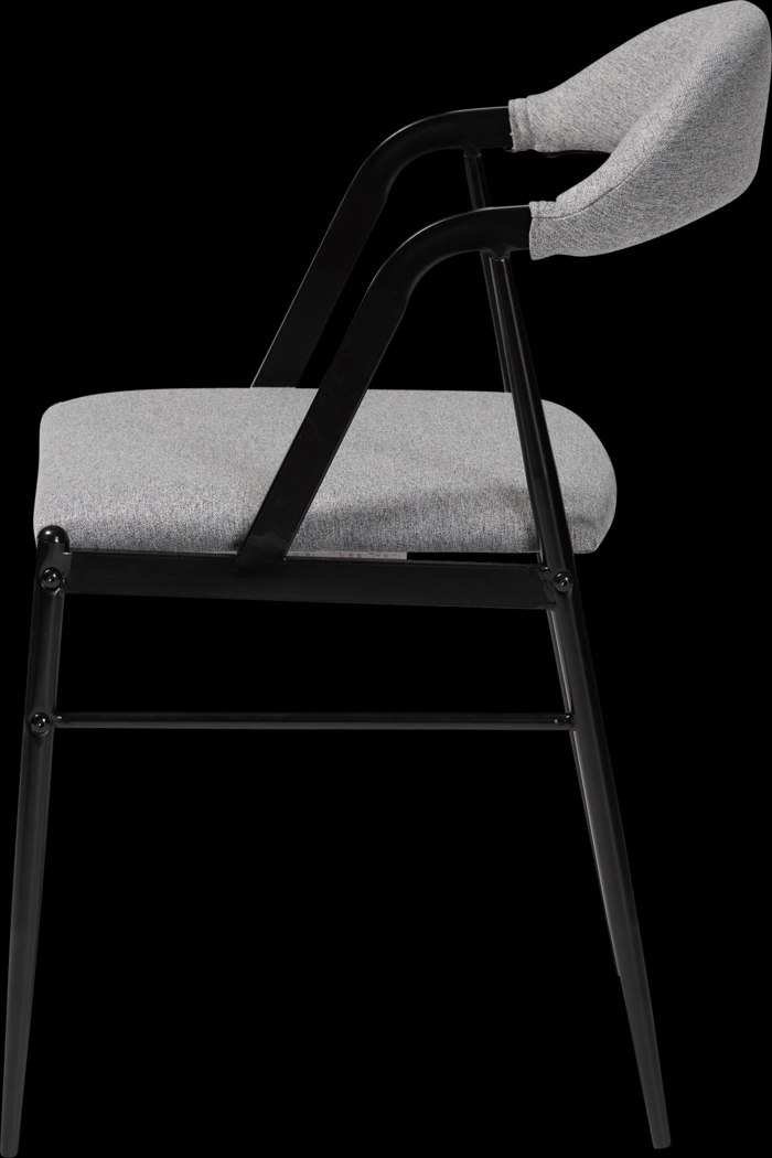 Burgandy Gray Dining Chair, Set of 4 - Thumbnail - Image 6