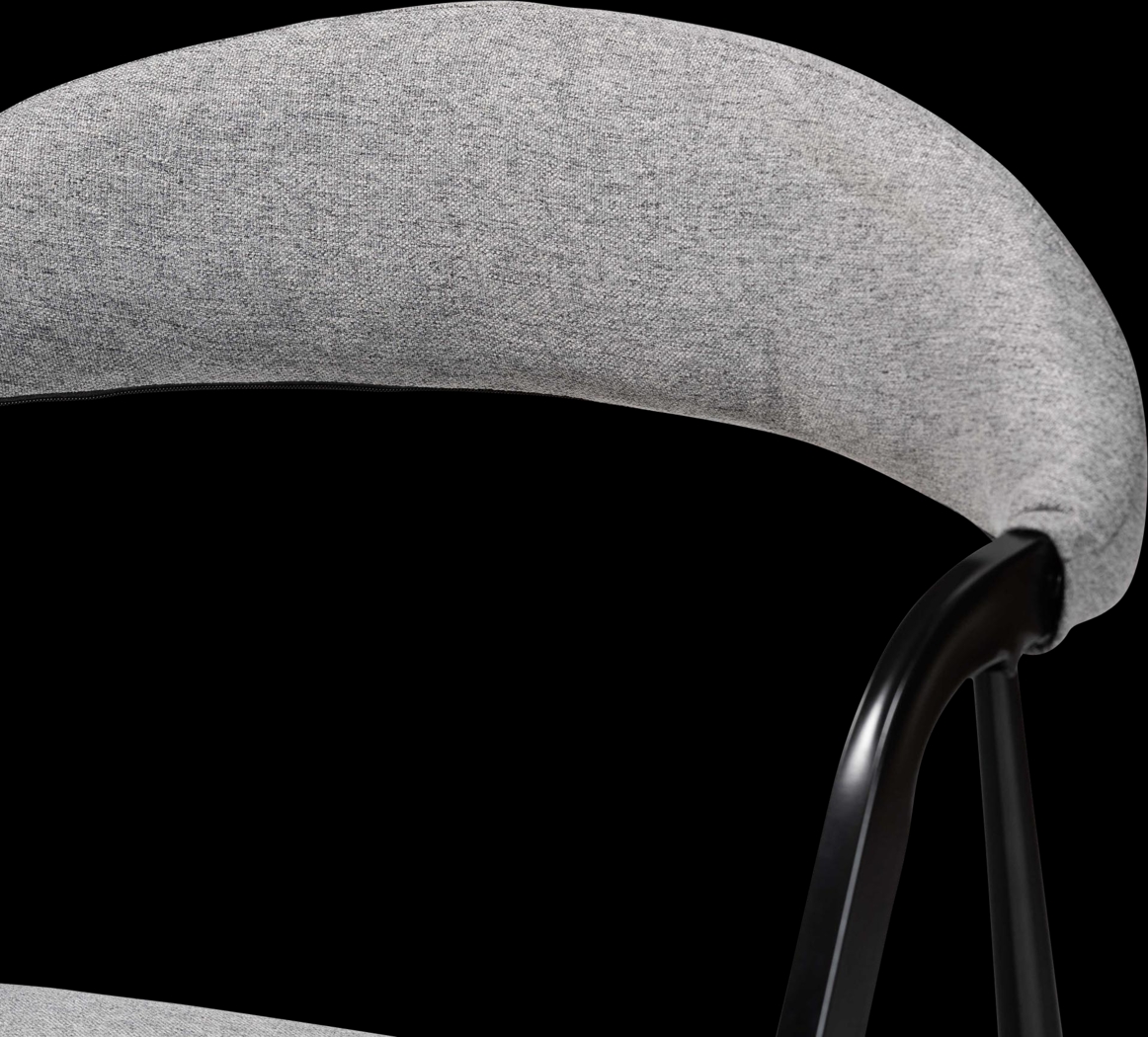 Burgandy Gray Dining Chair, Set of 4 - Thumbnail - Image 8