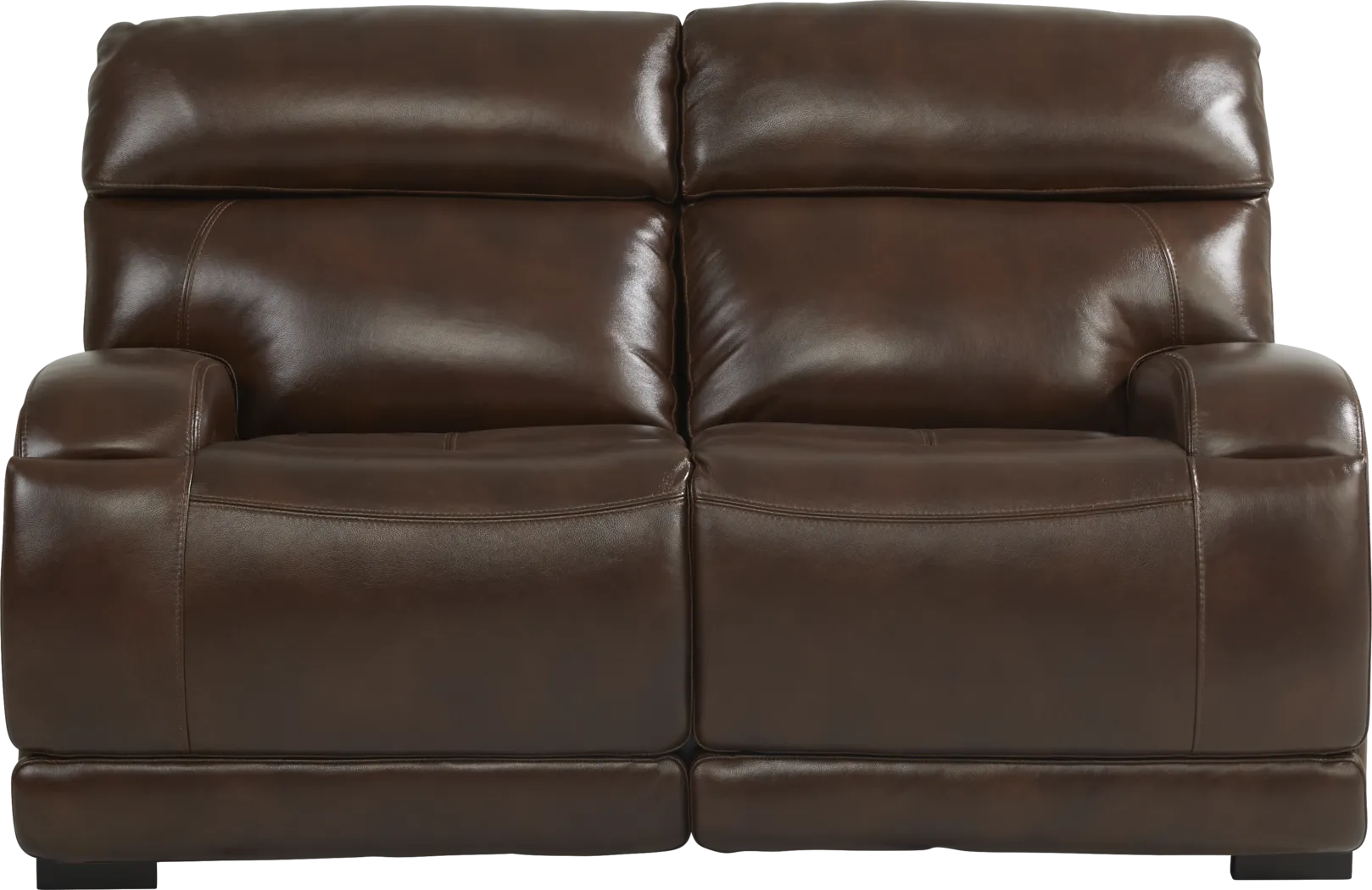 Burgio Brown Leather 5 Pc Living Room with Reclining Sofa - Thumbnail - Image 5