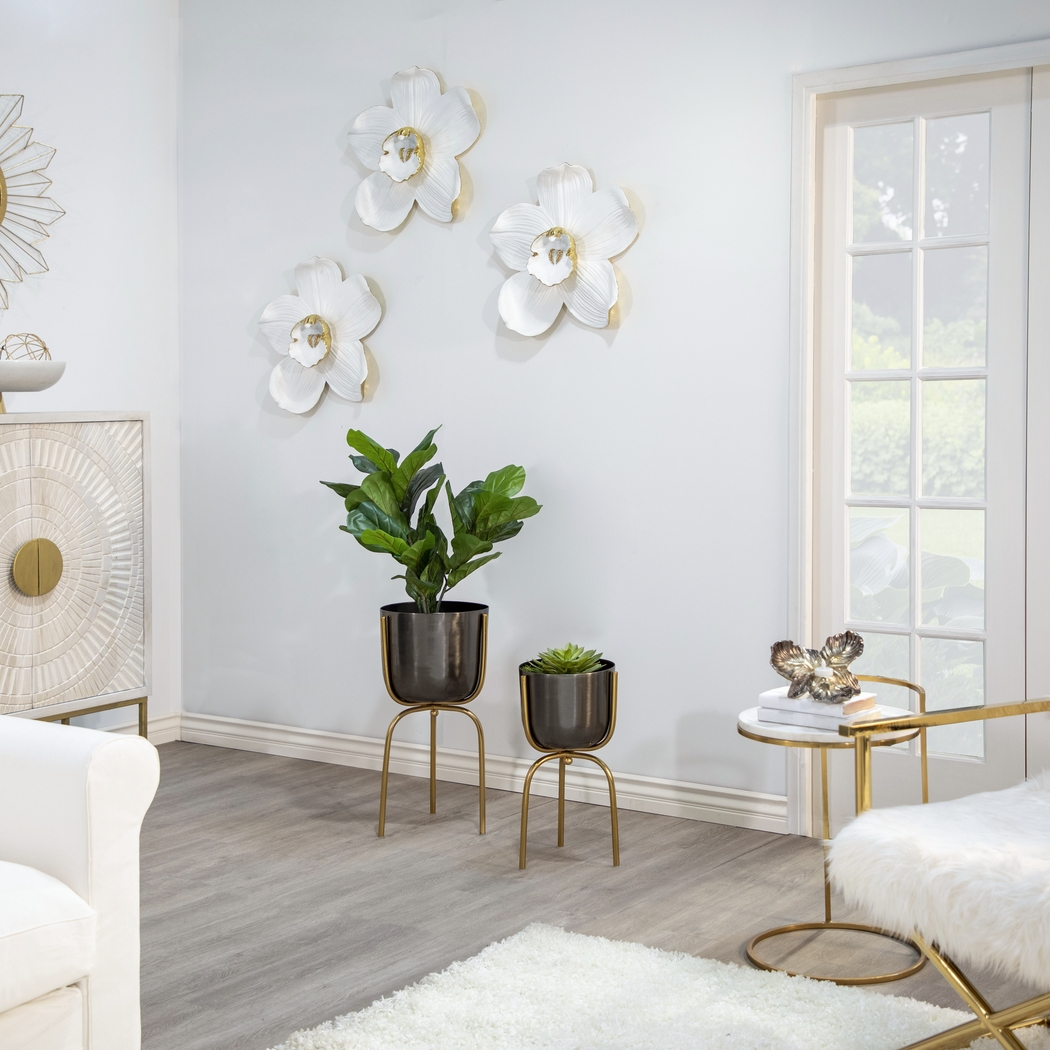 Burgwyn Gunmetal Large Planter - Thumbnail - Image 2