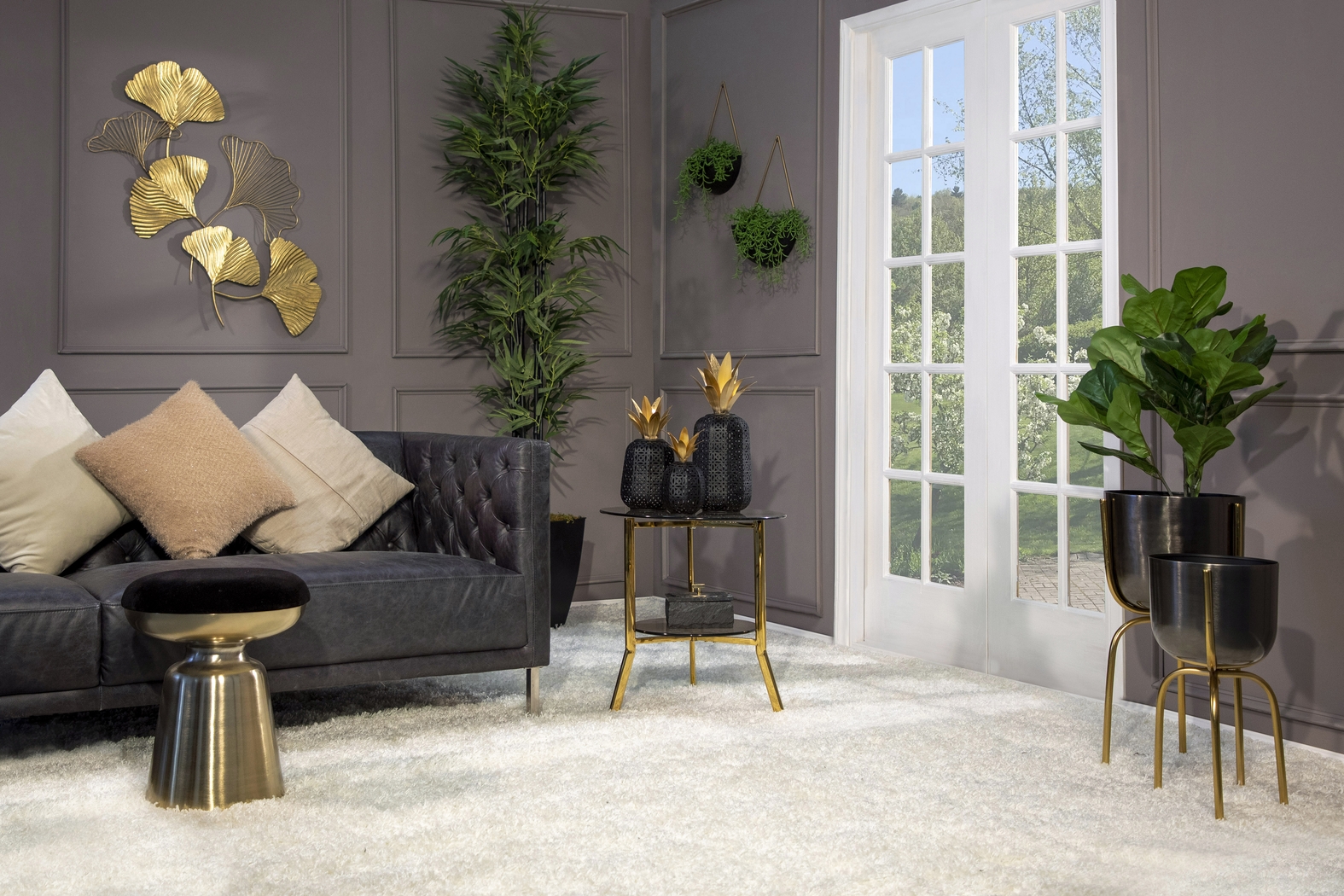 Burgwyn Gunmetal Large Planter - Thumbnail - Image 3