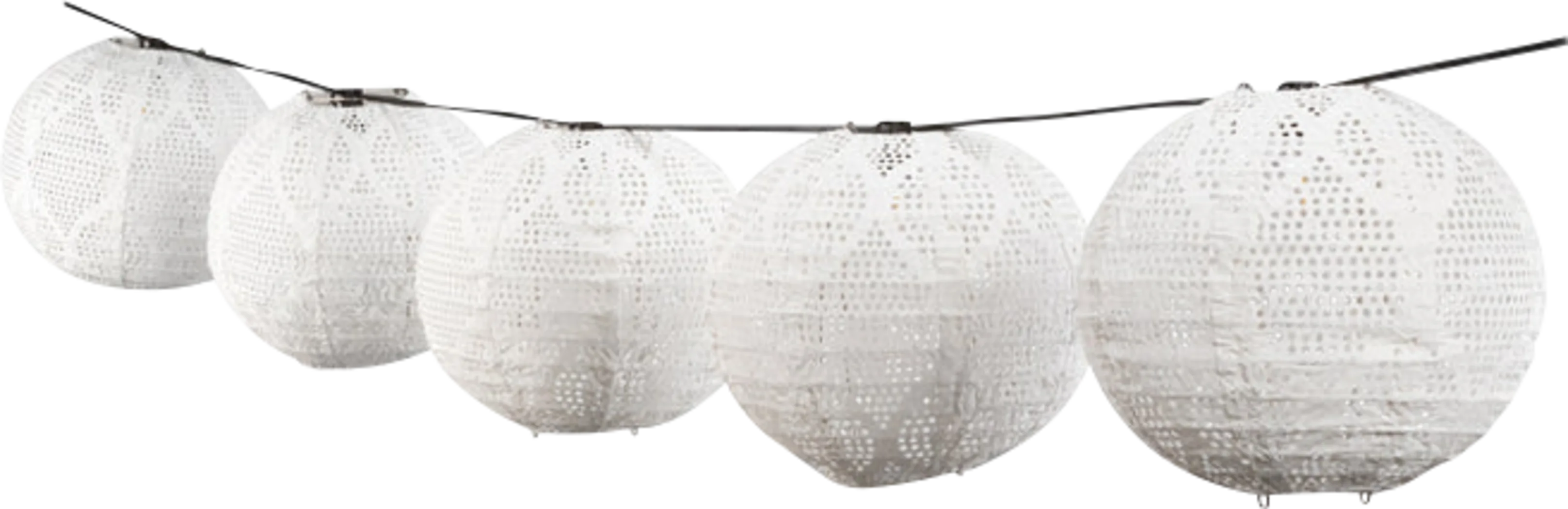 Burhazy White Outdoor String Lights - Thumbnail - Image 1