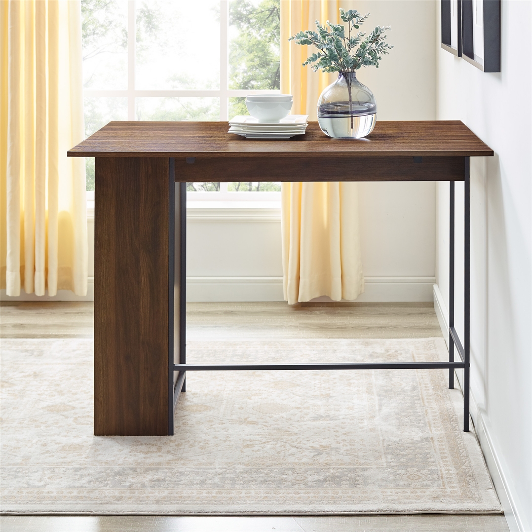 Buritt Walnut Counter Height Table - Thumbnail - Image 4