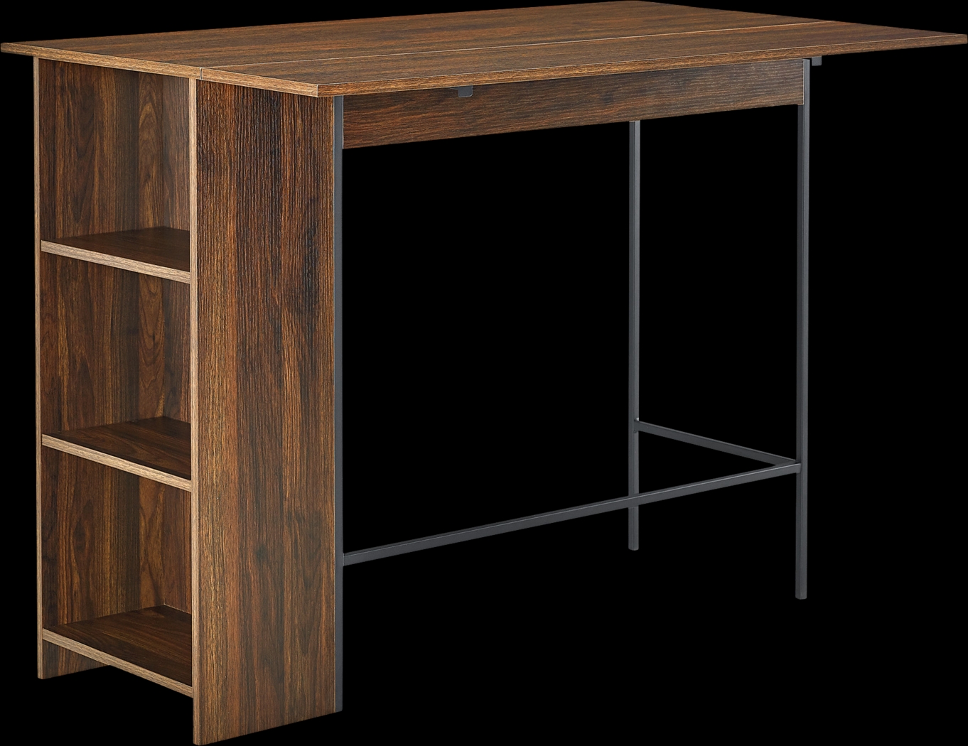 Buritt Walnut Counter Height Table - Thumbnail - Image 1