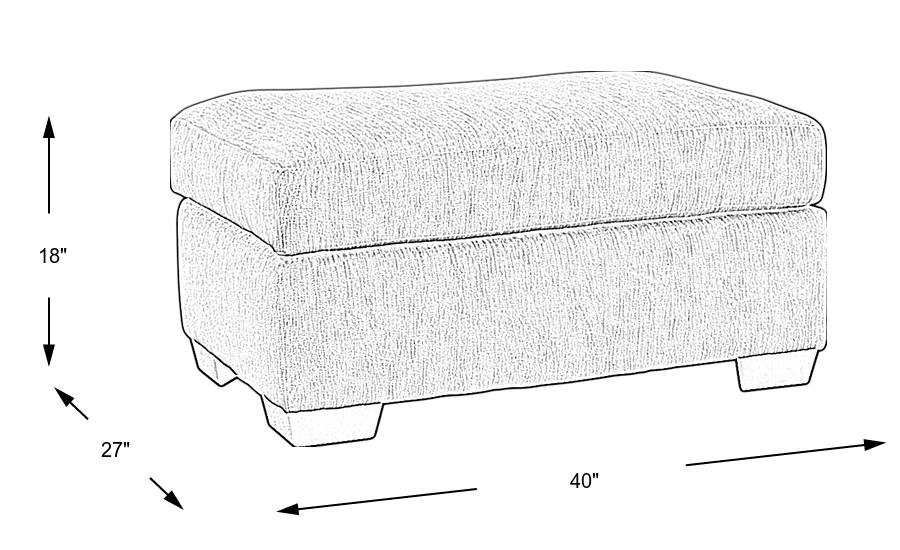 Dimension Image. Please refer to the Dimension Tab on this page for dimension details.