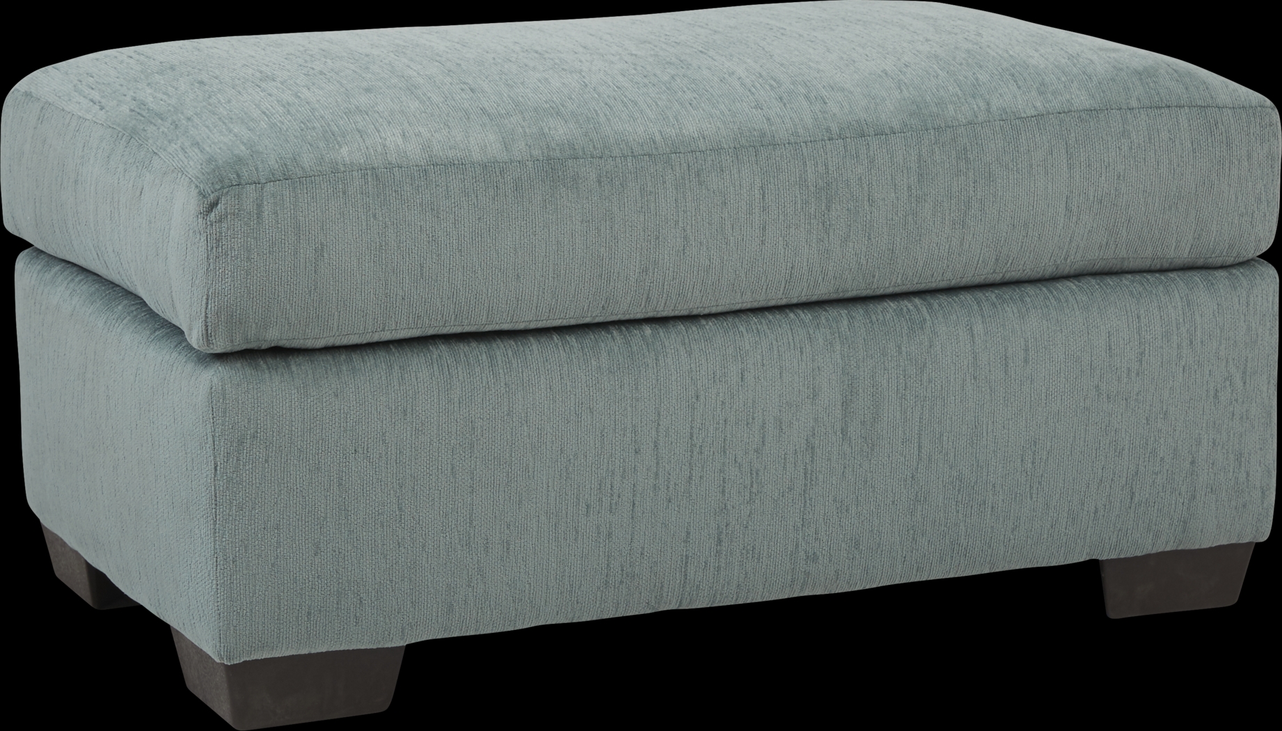Burke Teal Ottoman - Thumbnail - Image 1