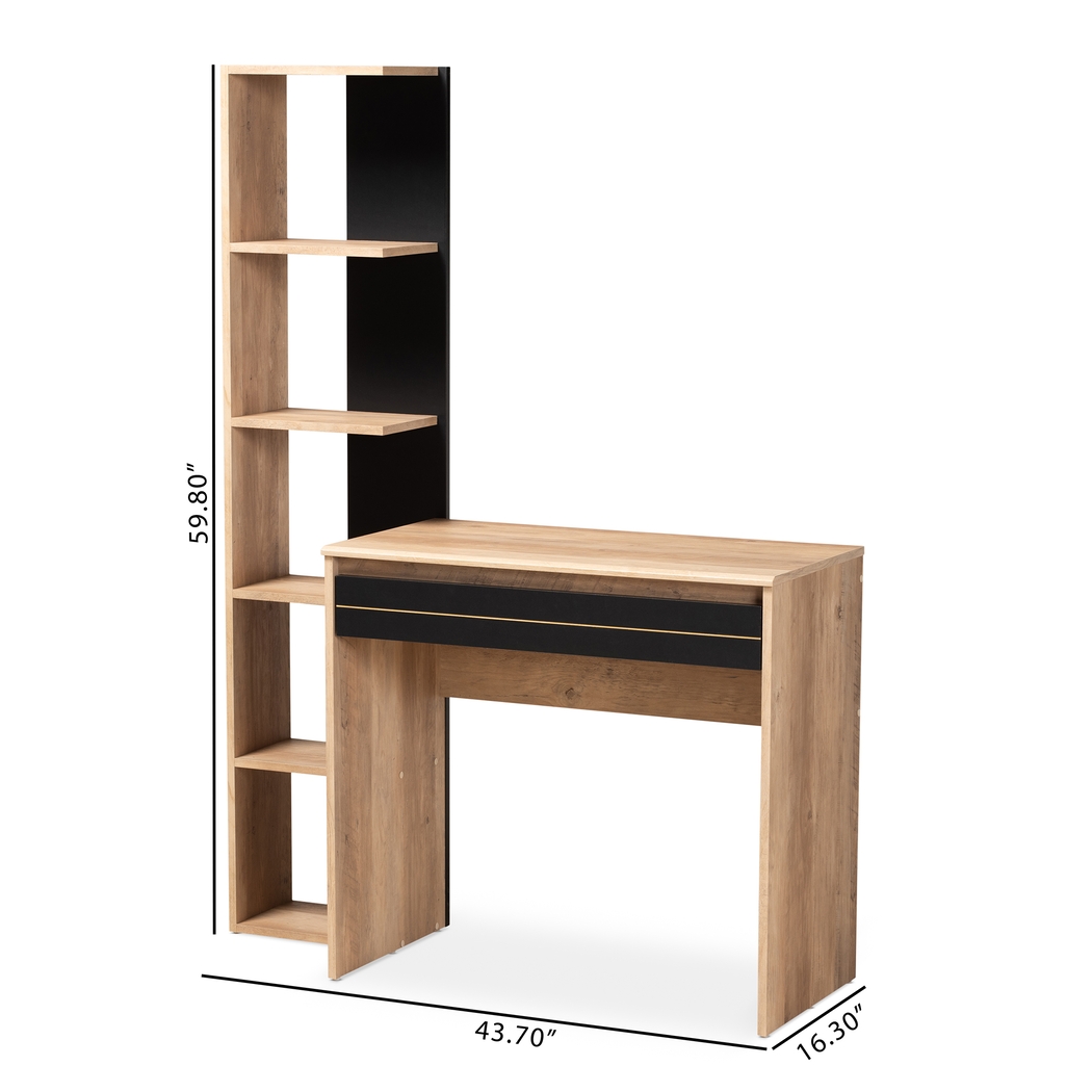 Burkeman Oak Desk - Thumbnail - Image 10