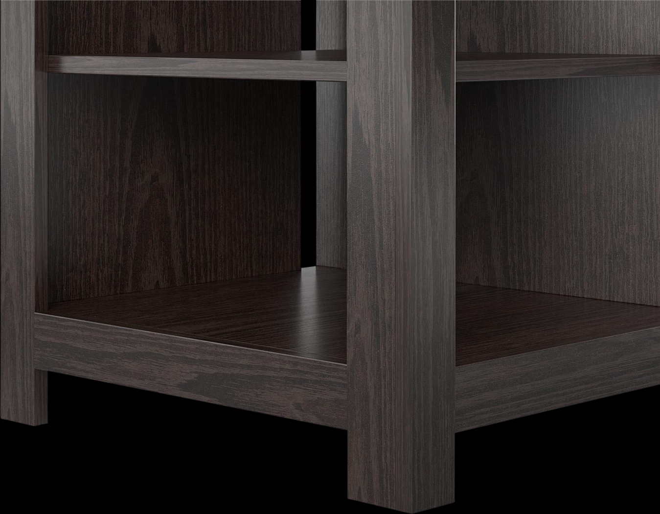 Burkhard Espresso 59 in. Console with Electric Fireplace - Thumbnail - Image 7