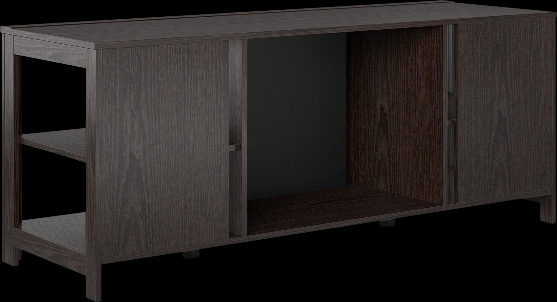 Burkhard Espresso 59 in. Console with Electric Fireplace - Thumbnail - Image 8