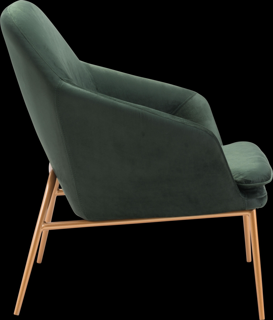 Burklee Green Accent Chair - Thumbnail - Image 2