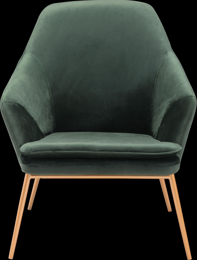 Burklee Green Accent Chair - Thumbnail - Image 4