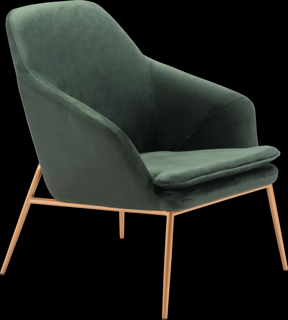 Burklee Green Accent Chair - Thumbnail - Image 1