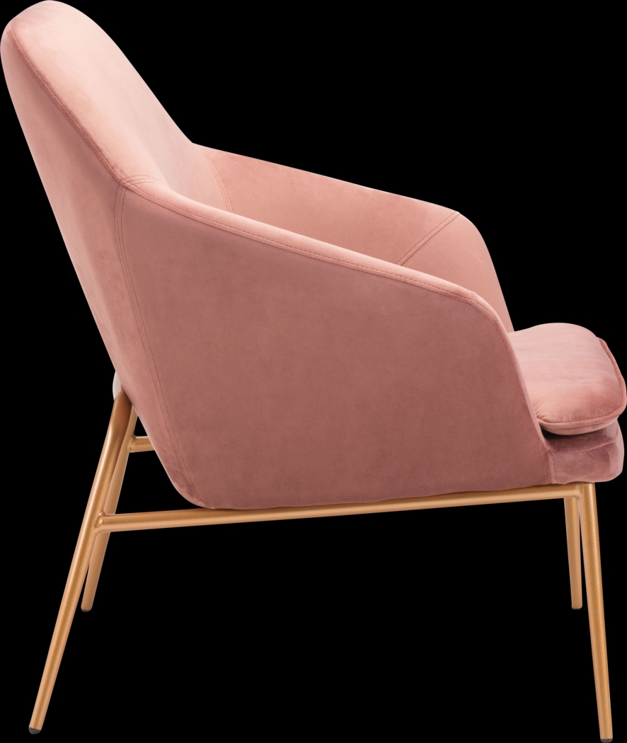 Burklee Pink Accent Chair - Thumbnail - Image 2