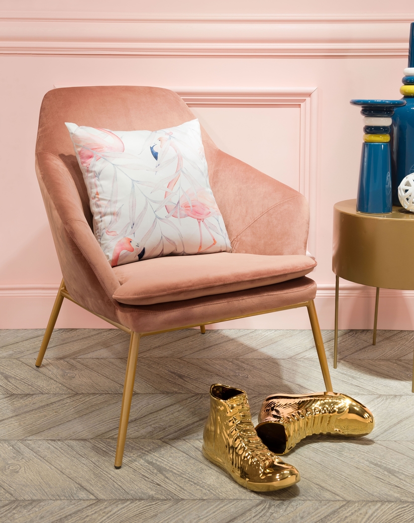 Burklee Pink Accent Chair - Thumbnail - Image 5