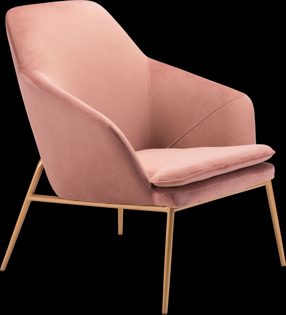 Burklee Pink Accent Chair - Thumbnail - Image 1