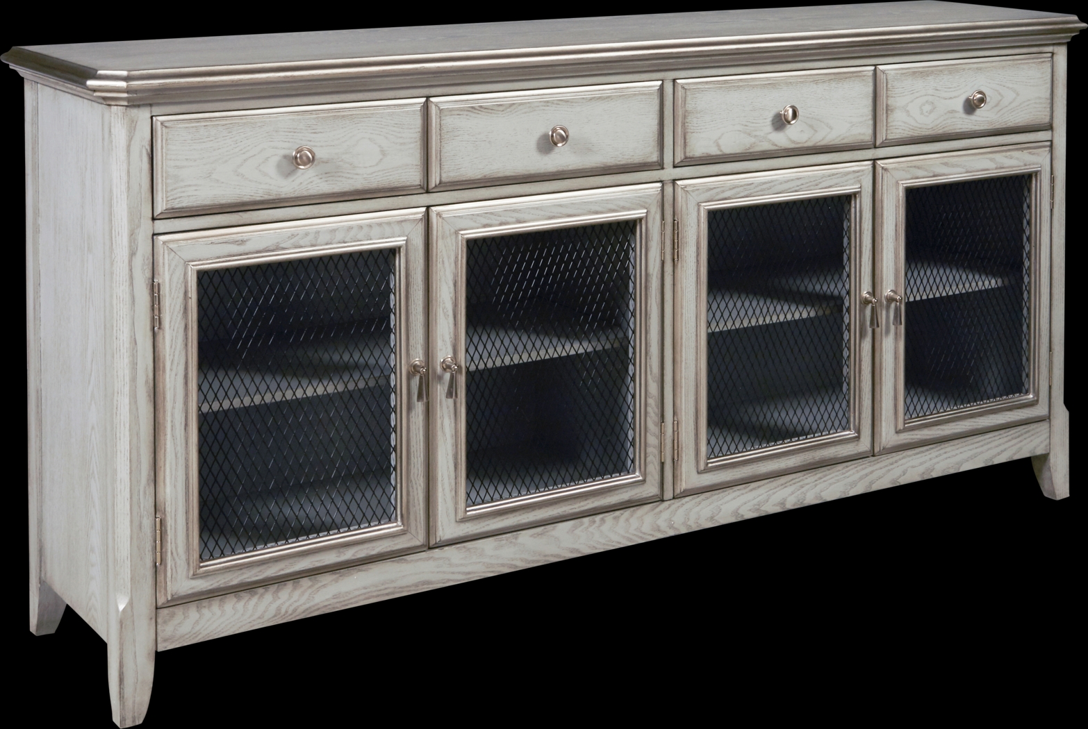 Burlwood Blue Credenza - Thumbnail - Image 1